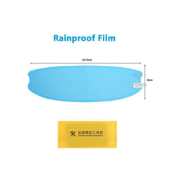 Motorcycle Helmet Film Clear Lens Anti Fog Safety Driving Film Rainproof - B rainproof
