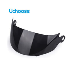 UCHOOSE Motorcycle Helmet Lens Facelift Helmet Special Lens Transparent - Black mirror