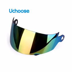 UCHOOSE Motorcycle Helmet Lens Facelift Helmet Special Lens Transparent - Coloured mirror