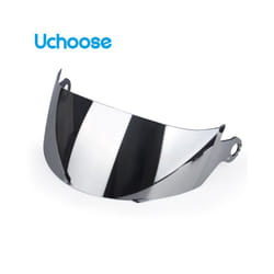 UCHOOSE Motorcycle Helmet Lens Facelift Helmet Special Lens Transparent - Silver mirror