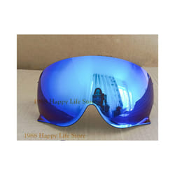 For SHOEI JO J.O EX-ZERO EX ZERO CJ-3 CJ3 Retro Half Helmet Visor Lens - Revo deep blue