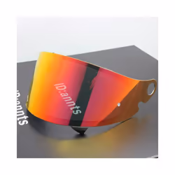 Helmet Visor for SHOEI Glamster Full Face Motorcycle Lens Uv Protection - Golden Revo Red