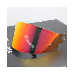 Helmet Visor for SHOEI Glamster Full Face Motorcycle Lens Uv Protection - Golden Revo Red