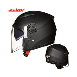Men Motorcycle half Helmets Dual Lens Scooter Moto Helmet Casco vespa - M, 2