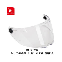 MT replacement face shield for model THUNDER 4 SV helmet MT-V-28B helmet - CLEAR