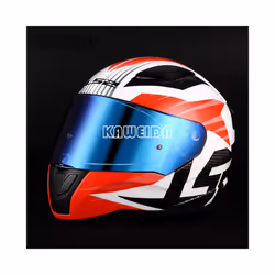 Visors for LS2 FF320 Stream FF353 Rapid FF328 FF800 Motorcycle Helmet - Revo Clear Blue