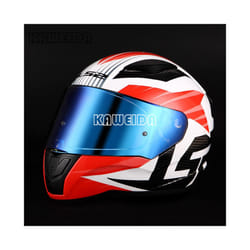 Visors for LS2 FF320 Stream FF353 Rapid FF328 FF800 Motorcycle Helmet - Revo Clear Blue