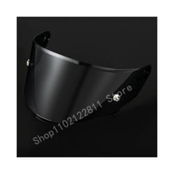 For TT Course Motorcycle Helmet Full Face Helmet Visor Shield Lens MotorcycleAccessories - Dark Black