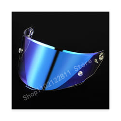 For TT Course Motorcycle Helmet Full Face Helmet Visor Shield Lens MotorcycleAccessories - Revo Blue