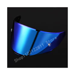 For TT Course Motorcycle Helmet Full Face Helmet Visor Shield Lens MotorcycleAccessories - Blue