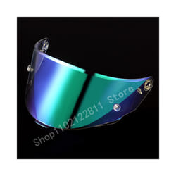 For TT Course Motorcycle Helmet Full Face Helmet Visor Shield Lens MotorcycleAccessories - Revo Green