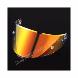 For TT Course Motorcycle Helmet Full Face Helmet Visor Shield Lens MotorcycleAccessories - Revo Red