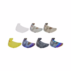 Motorcycle Helmet Visor Lens Windshield Replacement Visor Shield Full - Gold