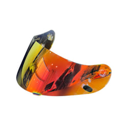 Motorcycle Helmet Visor Lens Windshield Protective Cover Replacement for - Aurora Red