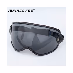 Motorcycle Helmet Visor Lens Bubble Shield For Shoei Ex-Zero Helmet Goggles - Black