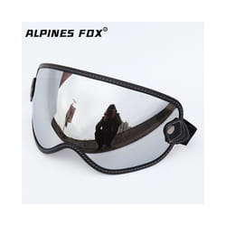 Motorcycle Helmet Visor Lens Bubble Shield For Shoei Ex-Zero Helmet Goggles - Silver