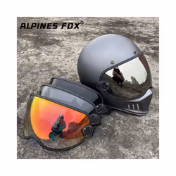 Motorcycle Helmet Visor Lens Bubble Shield For Shoei Ex-Zero Helmet Goggles - Revo Red