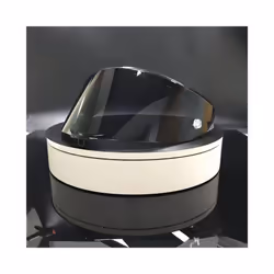Race3 Corsa Pista GPR GPRR Visor Single Hole Lens Motorcycle Helmet Shield - Black