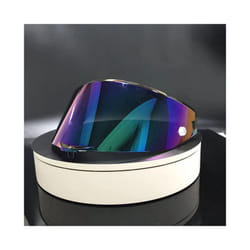 Race3 Corsa Pista GPR GPRR Visor Single Hole Lens Motorcycle Helmet Shield - Rainbow