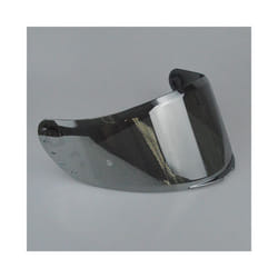 Motorcycle helmet Visor Anti-UV PC visor Lens v14 Model Clear Smoke Dark - Silver
