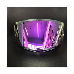 Motorcycle helmet Visor Anti-UV PC visor Lens v14 Model Clear Smoke Dark - purple
