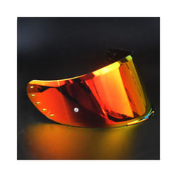 Motorcycle helmet Visor Anti-UV PC visor Lens v14 Model Clear Smoke Dark - Gold Red