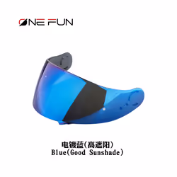 Helmet Visor for SHOEI GT Air Neotec CNS1 TC5 TC9 GT Air2 Helmet Shield - Blue