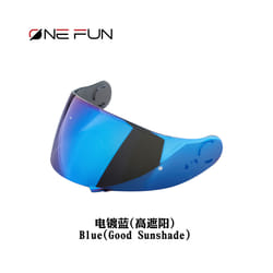 Helmet Visor for SHOEI GT Air Neotec CNS1 TC5 TC9 GT Air2 Helmet Shield - Blue