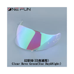 Helmet Visor for SHOEI GT Air Neotec CNS1 TC5 TC9 GT Air2 Helmet Shield - Clear Revo Green