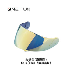Helmet Visor for SHOEI GT Air Neotec CNS1 TC5 TC9 GT Air2 Helmet Shield - Gold