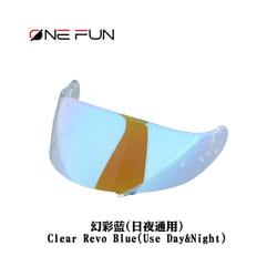 Helmet Visor for SHOEI GT Air Neotec CNS1 TC5 TC9 GT Air2 Helmet Shield - Clear Revo Blue