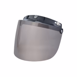 Universal Motorcycle Helmet Visor Lens Windshield Protective Cover 3-Snap - Tea Color