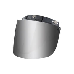 Universal Motorcycle Helmet Visor Lens Windshield Protective Cover 3-Snap - Silver
