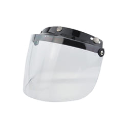 Universal Motorcycle Helmet Visor Lens Windshield Protective Cover 3-Snap - Clear