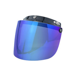Universal Motorcycle Helmet Visor Lens Windshield Protective Cover 3-Snap - multi