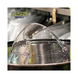GSB 263 Helmet Original Lens Electroplated Gold Transparent Mirror Motorcycle - transparent