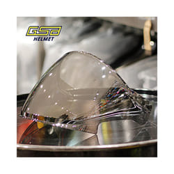 GSB 263 Helmet Original Lens Electroplated Gold Transparent Mirror Motorcycle - silver plated