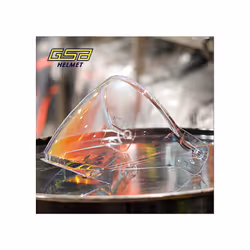 GSB 263 Helmet Original Lens Electroplated Gold Transparent Mirror Motorcycle - Titanium aureate