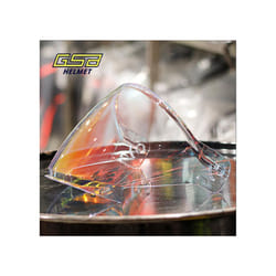 GSB 263 Helmet Original Lens Electroplated Gold Transparent Mirror Motorcycle - Titanium aureate
