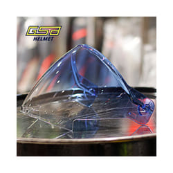 GSB 263 Helmet Original Lens Electroplated Gold Transparent Mirror Motorcycle - Gradient Blue