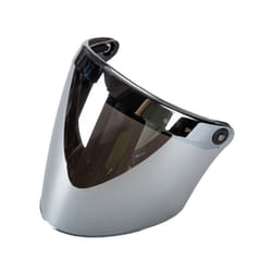 Universal Helmet Bubble Visor Shield 3-Snap Helmet for Peak Lens Odorless - silver