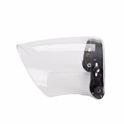 Universal Helmet Bubble Visor Shield 3-Snap Helmet for Peak Lens Odorless - silver