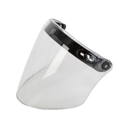 Universal Helmet Bubble Visor Shield 3-Snap Helmet for Peak Lens Odorless - Transparent