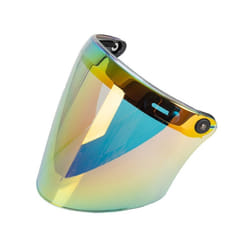 Universal Helmet Bubble Visor Shield 3-Snap Helmet for Peak Lens Odorless - for REVO gold