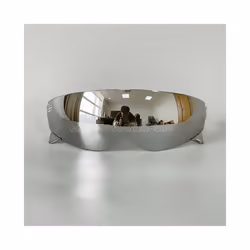 Motorcycle Helmet Lens Visor for Scorpion EXO Combat/Covert-X Retro Helmet - Silver
