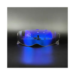 Motorcycle Helmet Lens Visor for Scorpion EXO Combat/Covert-X Retro Helmet - Revo clear blue