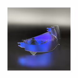 Motorcycle Helmet Lens Visor for Scorpion EXO Combat/Covert-X Retro Helmet - Revo clear red