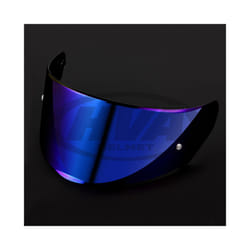 Helmet Shield for FF328 Helmet Visor Suitable for Ls2 Ff320 Ff353 Ff800 - Blue