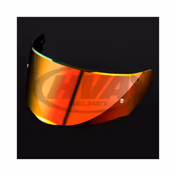 Helmet Shield for FF328 Helmet Visor Suitable for Ls2 Ff320 Ff353 Ff800 - Red Gold