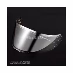 Motorcycle helmet Visor Anti-UV PC visor Lens v14 Model Clear Smoke Dark - Silver Visor